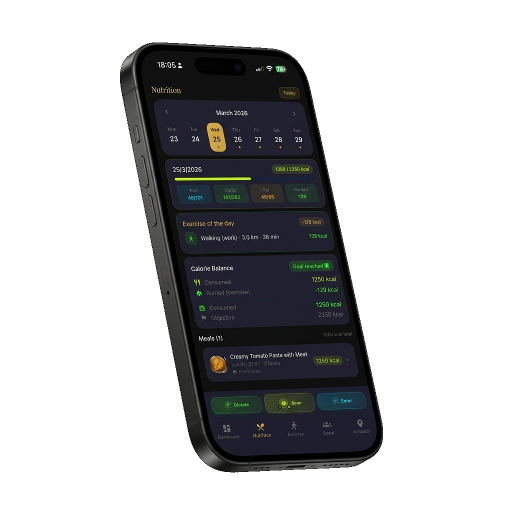 Nutrition CalX - suivi calories, macros et repas scannés
